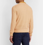 Loro Piana - Slim-Fit Silk and Linen-Blend Sweater - Yellow