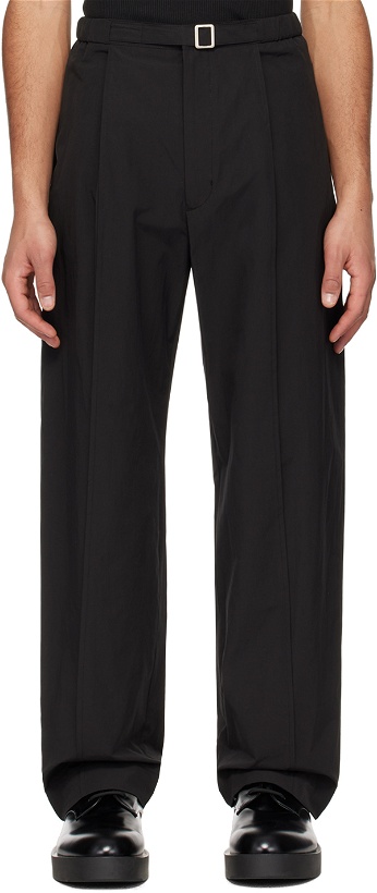 Photo: AMOMENTO Black Belted Trousers