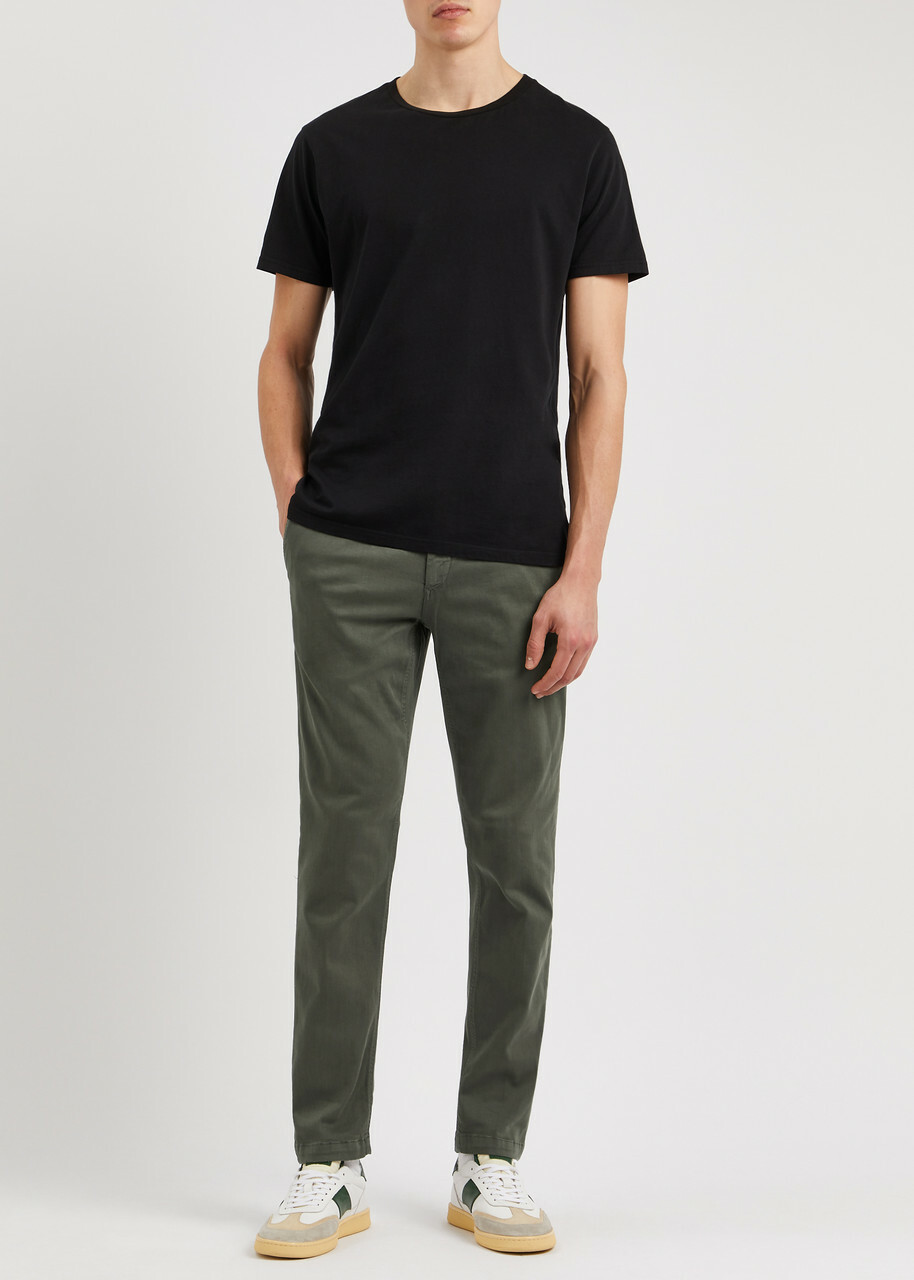 Replay Benni Hyperflex X-L.I.T.E. Stretch-cotton Chinos Khaki