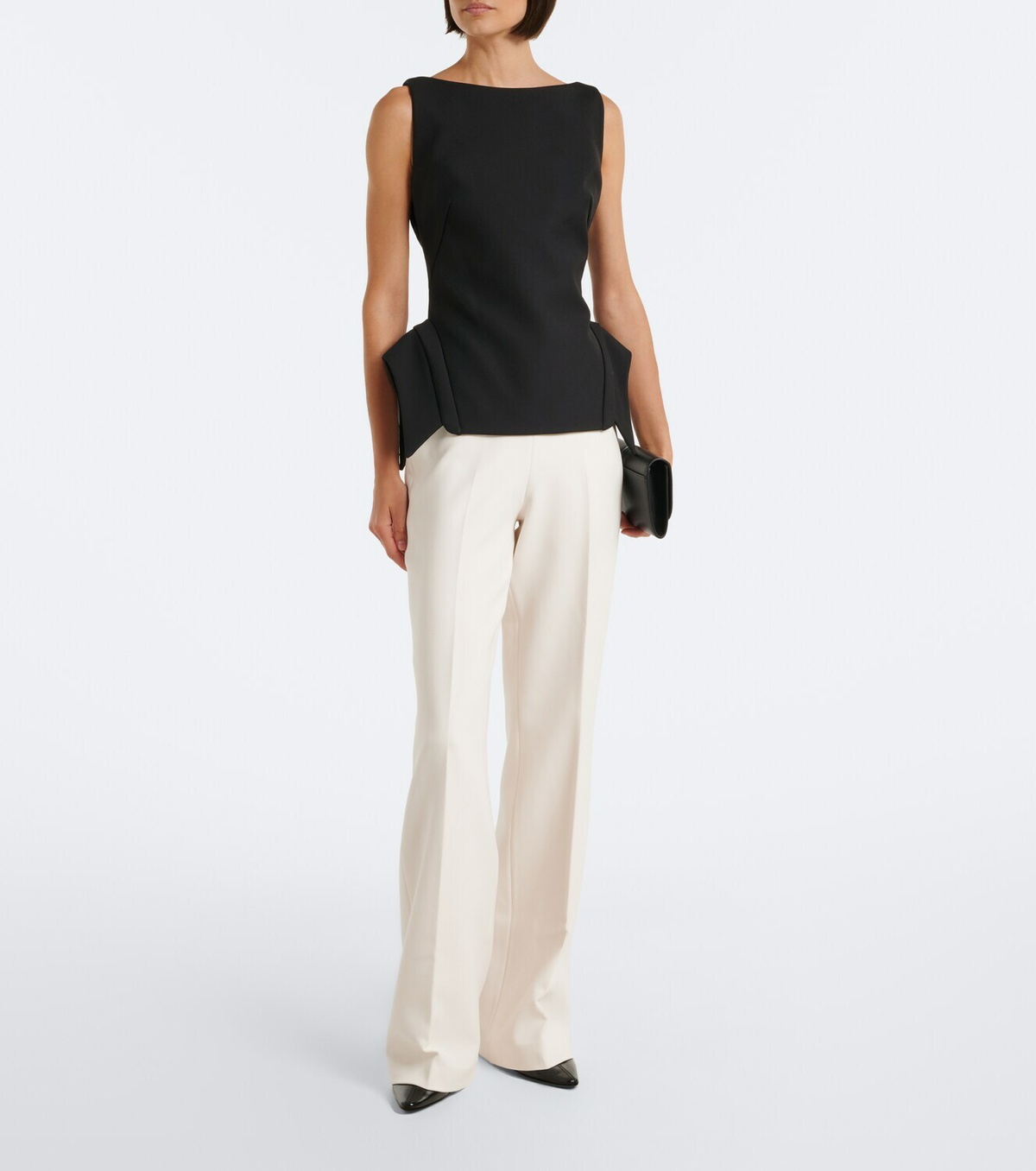 Roland Mouret Crêpe wide-leg pants