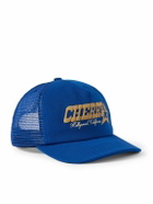 Cherry Los Angeles - Hollywood Logo-Print Mesh and Canvas Trucker Cap