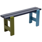 END. x HAY Weekday Bench in Steel Blue/Azure Blue/Avocado