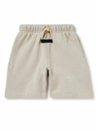 Fear of God Essentials Kids - Cotton-Blend Jersey Shorts - Gray