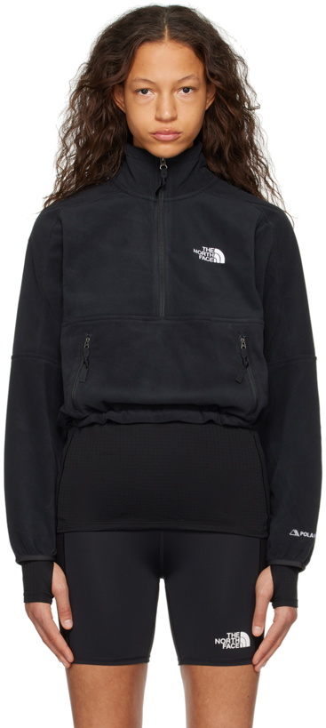 Photo: The North Face Black Half-Zip Sweater