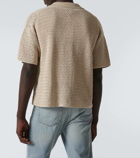 Frame Open-knit cotton cardigan