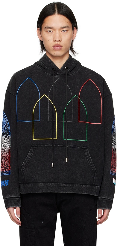 Photo: Who Decides War Black Intertwined Windows Hoodie