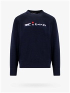 Kiton Ciro Paone Sweatshirt Blue   Mens