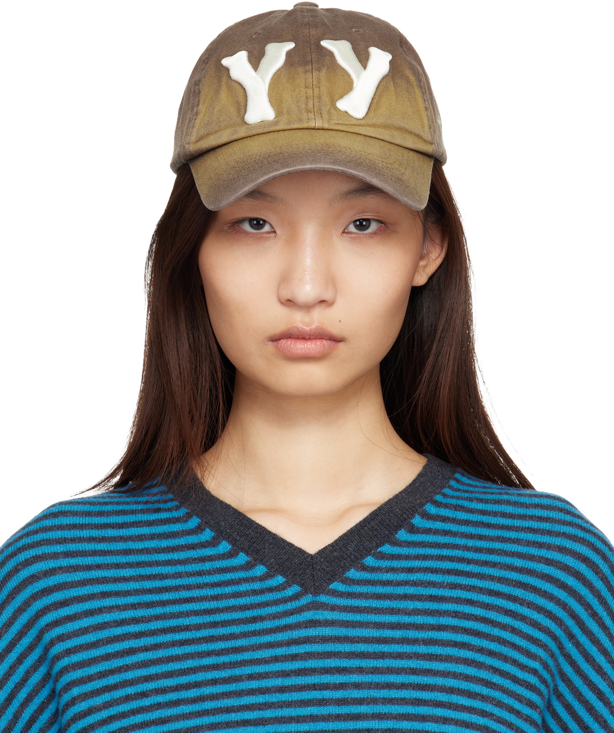 帽子 Open YY COTTON BALL CAP / BRW OPEN YY Brown Cotton Ball Cap OPEN YY