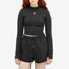 Adidas x FOG Women's Adidas x Fear of God Athletics Crop Hoodie in Black