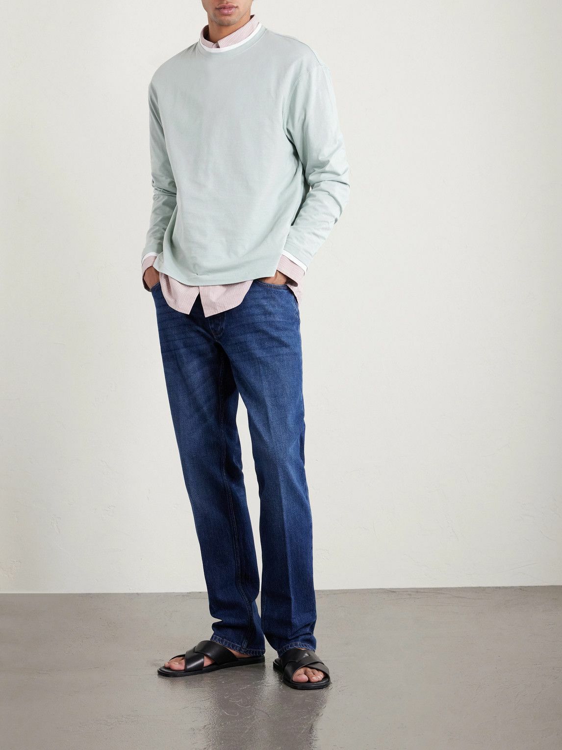 Lardini - Cotton-Jersey T-Shirt - Green