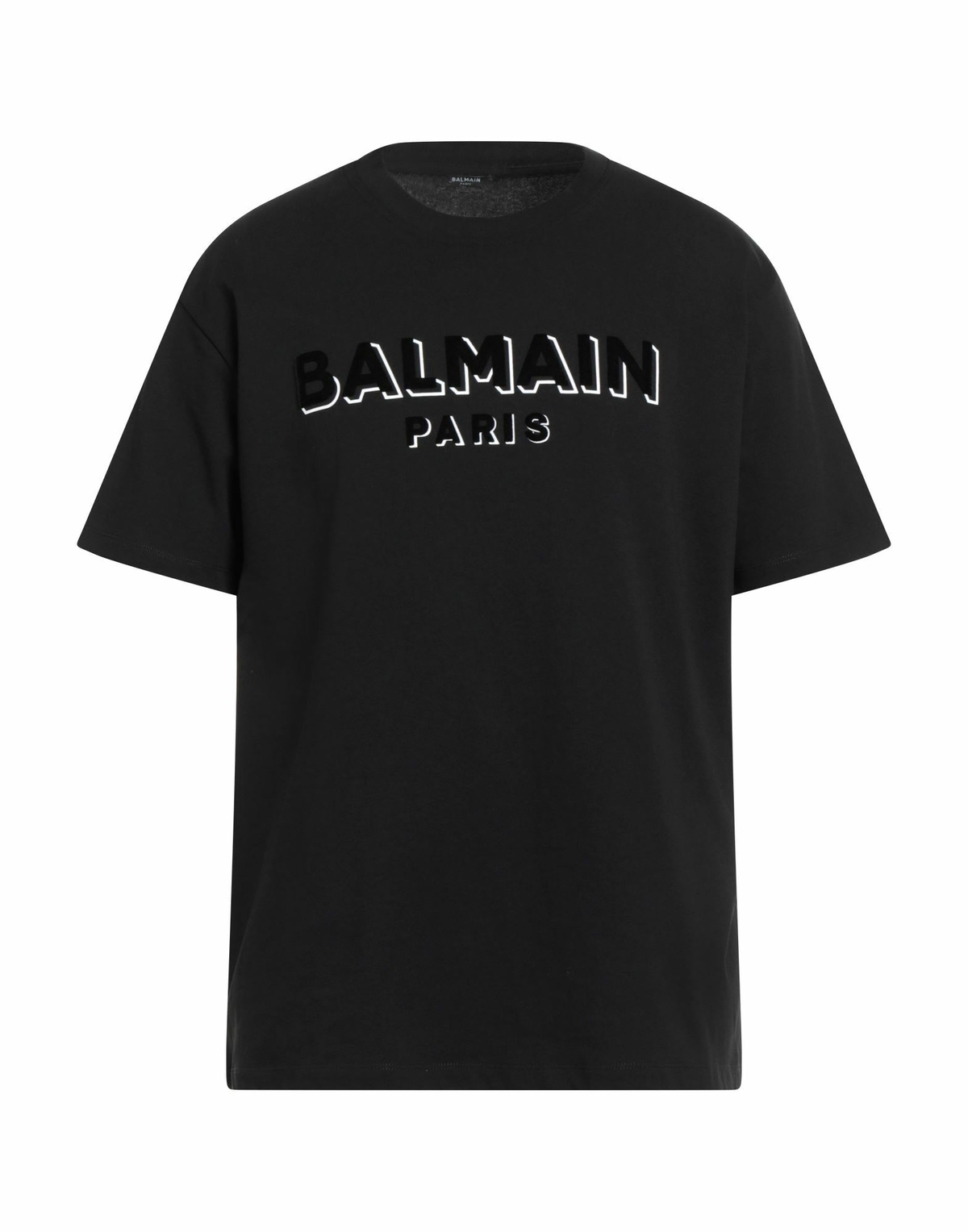 Balmain Mens T-shirt in Black