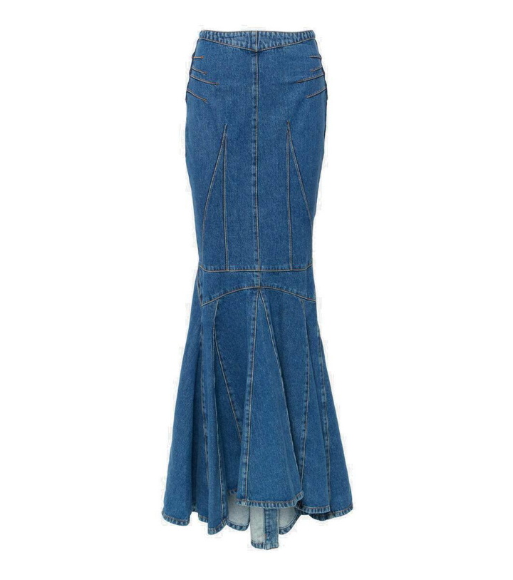 Photo: Etro Denim maxi skirt