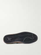 Golden Goose - Ball Star Distressed Suede-Trimmed Leather Sneakers - Brown