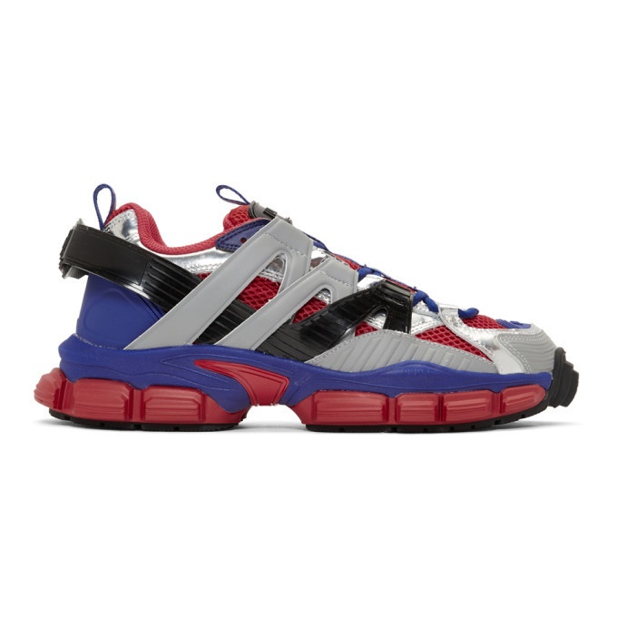Photo: Juun.J Red and Blue Strap Sneakers