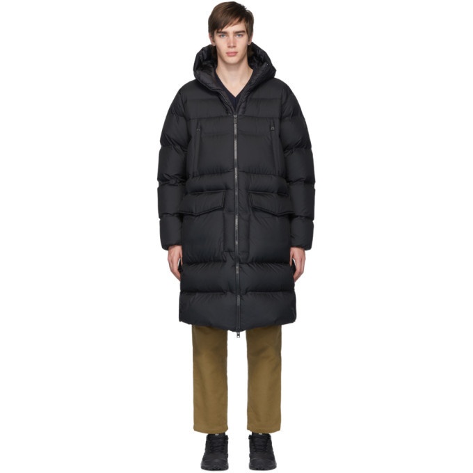 Photo: Woolrich John Rich and Bros Black Down Packable Sealed Parka