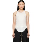Rick Owens Off-White Tower Basic Rib Tank Top