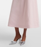 Valentino Crepe Couture embellished midi dress