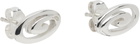 Mondo Mondo Silver Infinity Stud Earrings