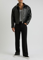 Second Layer El Valluco Straight-leg Wool Trousers Black