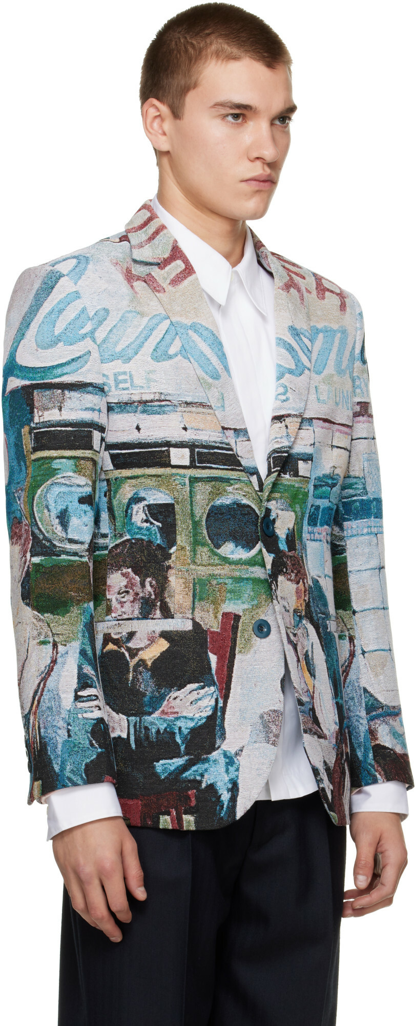 KidSuper Multicolor 'Sunday Mornings' Jacquard Jacket