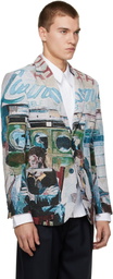 KidSuper Multicolor 'Sunday Mornings' Jacquard Jacket