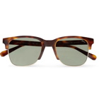 Brioni - Square-Frame Tortoiseshell Acetate and Gold-Tone Sunglasses - Men - Tortoiseshell
