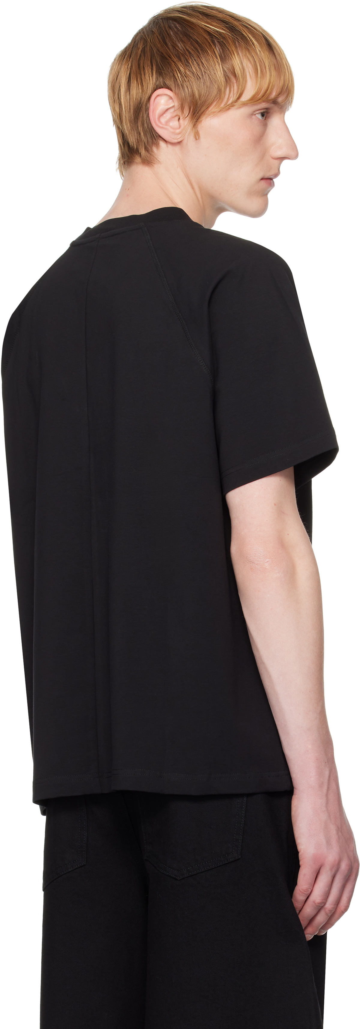 HELIOT EMIL Black Xylem T-shirt
