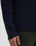 Les Deux Finnegan Knit Shirt Blue Mens Zippers & Cardigan
