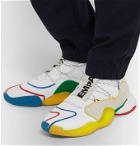adidas Consortium - Pharrell Williams Crazy BYW LVL X Mesh Sneakers - White