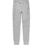 John Elliott - Escobar Slim-Fit Tapered Loopback Cotton-Blend Jersey Sweatpants - Men - Dark gray
