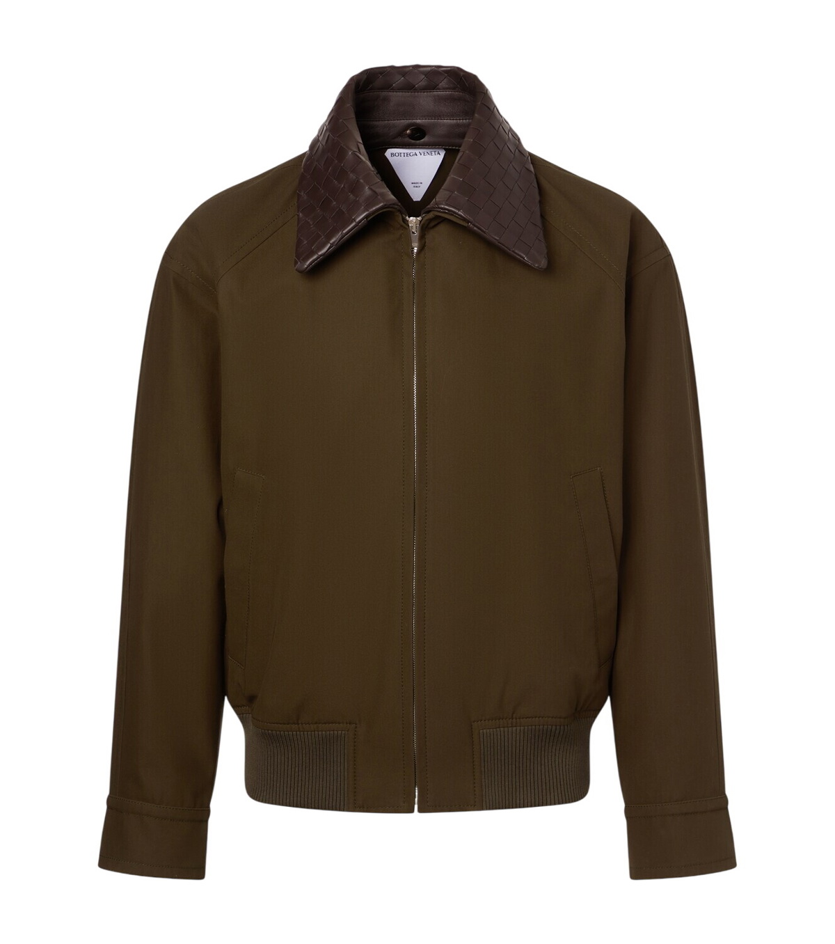 Bottega Veneta - Wool-Blend Tweed Blouson Jacket - Brown Bottega