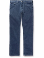 Ralph Lauren Purple label - Slim-Fit Stretch-Cotton Corduroy Trousers - Blue