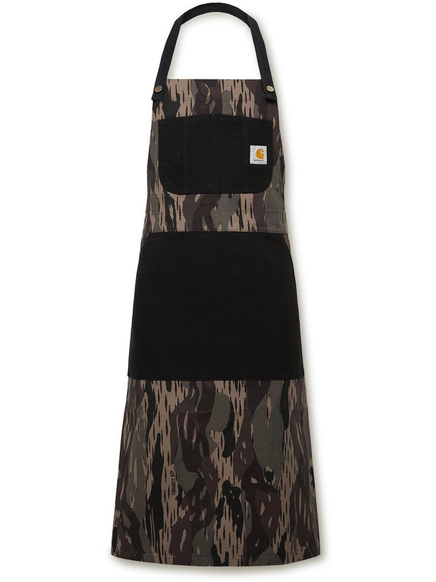 Photo: Carhartt WIP - Tonare Camouflage-Print Organic Cotton-Canvas Apron