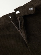 Kingsman - Slim-Fit Straight-Leg Cotton-Corduroy Suit Trousers - Brown