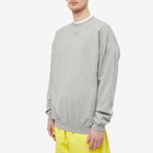 VTMNTS Men's Barcode Crew Sweat in Grey Melange