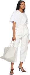 Little Liffner White Sprout Tote