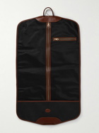 Mulberry - Heritage Leather-Trimmed Scotchgrain and Recycled-Nylon Suit Carrier
