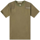 MASTERMIND WORLD Men's Shoulder Patch T-Shirt in Olive