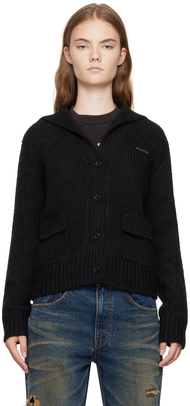 We11done Black Sailor Cardigan
