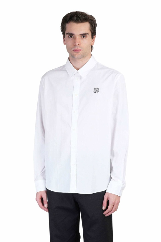 Photo: Maison Kitsuné Shirt In White Cotton