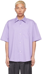 mfpen SSENSE Exclusive Purple Input Short Sleeve Shirt