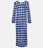 Anna Kosturova Crochet cotton maxi dress
