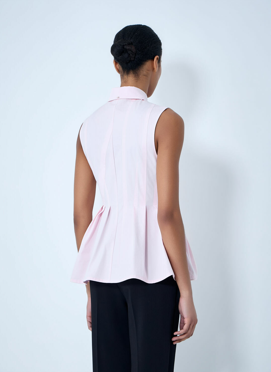 Sportmax Sleeveless Pleated Blouse
