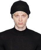 Rick Owens Black Lightweight Beanie