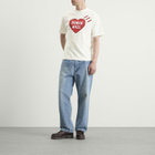 Human Made Men's Red Heart T-Shirt in White