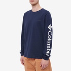 Columbia Men's Long Sleeve CSC Basic Logo T-Shirt in Collegiate Navy