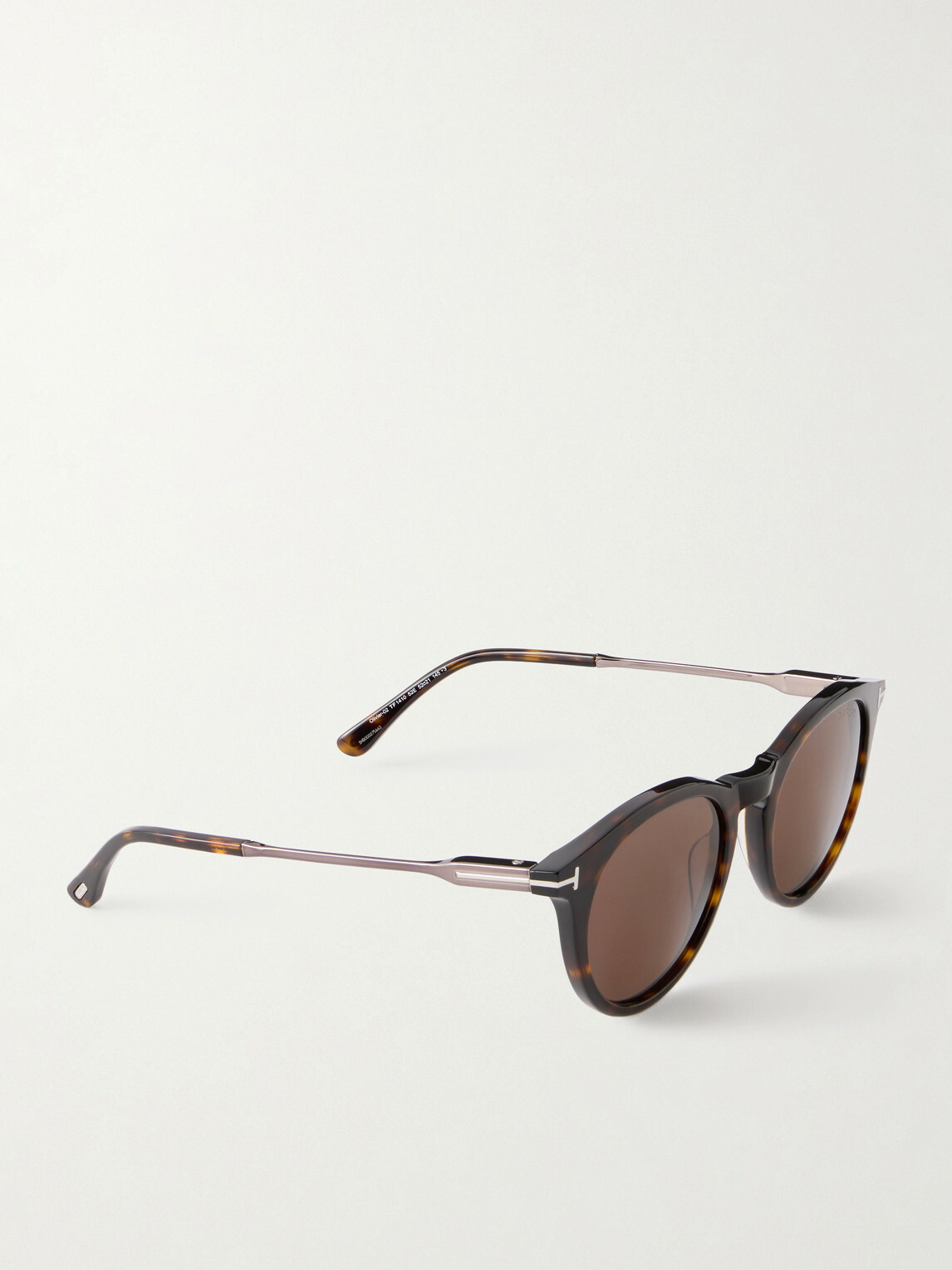 TOM FORD - Olivier-02 Round-Frame Tortoiseshell Acetate Sunglasses - Brown