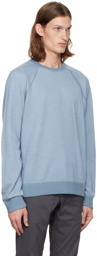 Vince Blue Birdseye Sweater