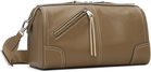 Paul Smith Taupe Leather Crossbody Bag