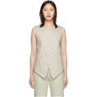 Lemaire Off-White Twill Vest